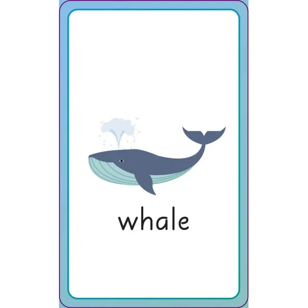 English for Everyone Junior First Words Animals Flash Cards