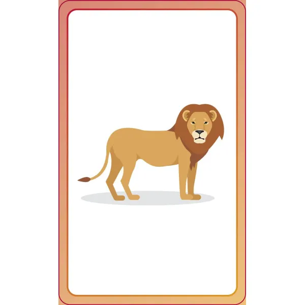 English for Everyone Junior First Words Animals Flash Cards