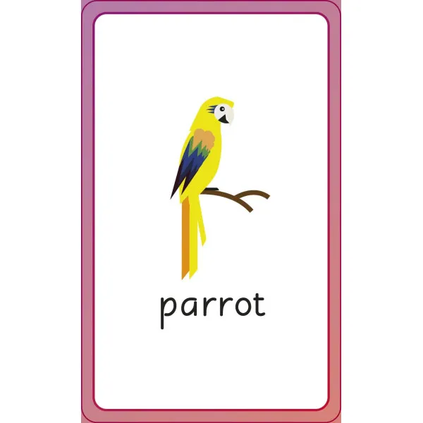 English for Everyone Junior First Words Animals Flash Cards