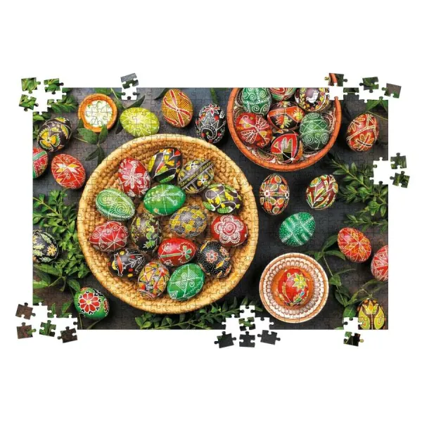 Easter eggs. Puzzle