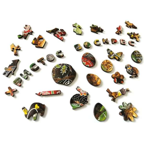Wooden puzzle "Pysanky"