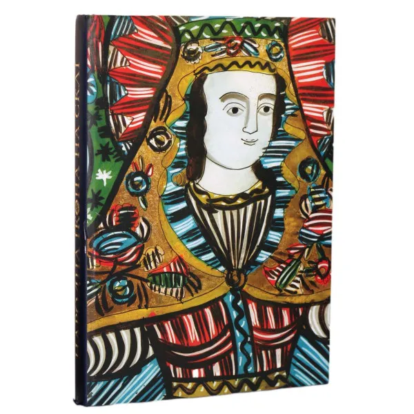 Folk icon on glass. Album