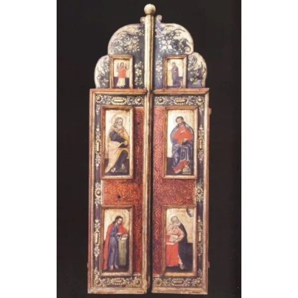 Royal doors in the Ukrainian iconostases