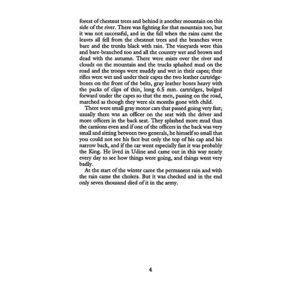 A Farewell to Arms. Ernest Hemingway
