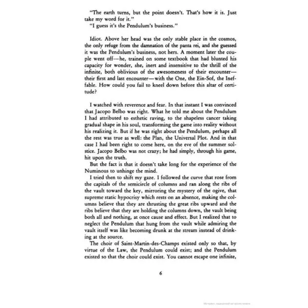 Foucault's Pendulum. Umberto Eco