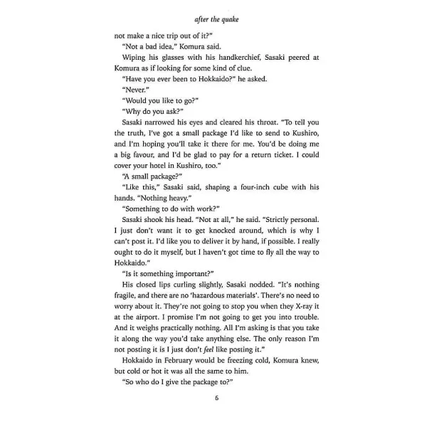 After the Quake. Haruki Murakami