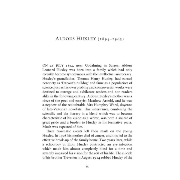 The Doors Of Perception. Aldous Huxley