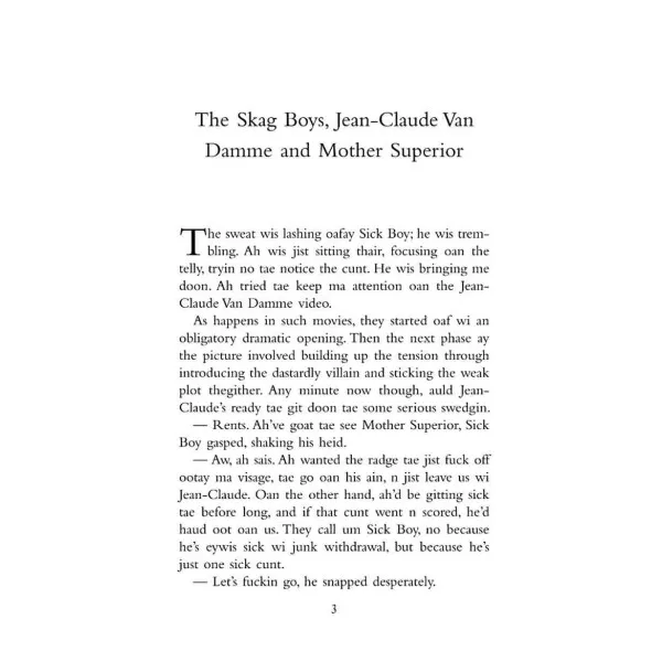 Trainspotting. Irvine Welsh