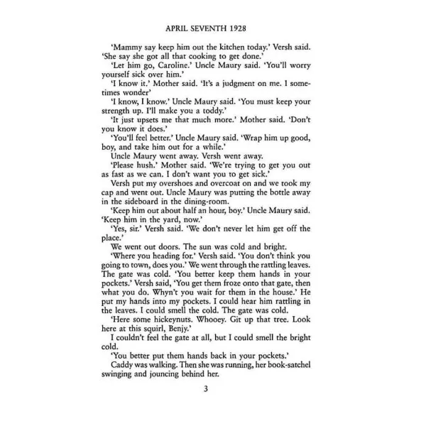 The Sound and the Fury. William Faulkner