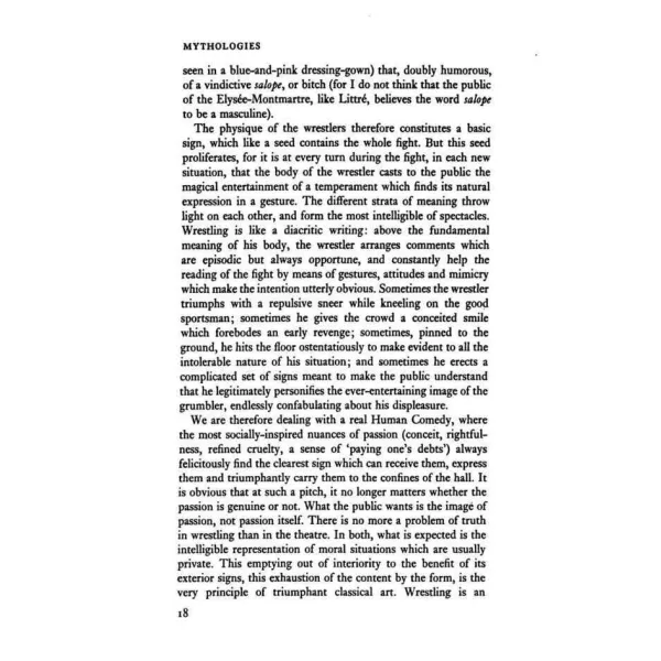 Mythologies. Roland Barthes