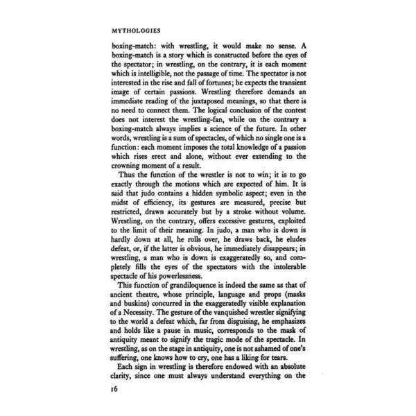 Mythologies. Roland Barthes