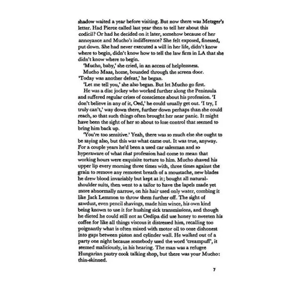 The Crying Of Lot 49. Thomas Pynchon