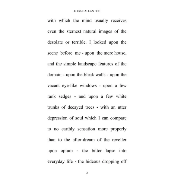 The Fall of the House of Usher. And Other Stories