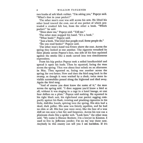 Sanctuary. William Faulkner