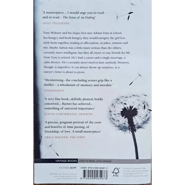 The Sense of an Ending. Julian Barnes