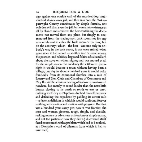 Requiem for a Nun. William Faulkner