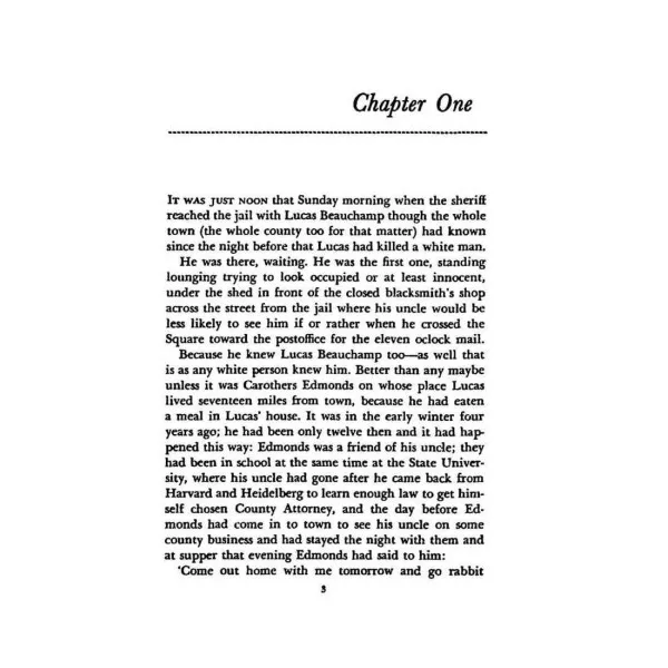 Intruder In The Dust. William Faulkner