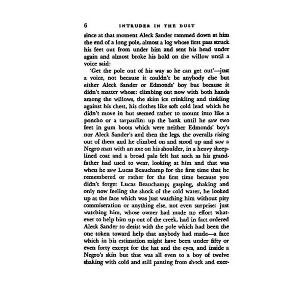 Intruder In The Dust. William Faulkner