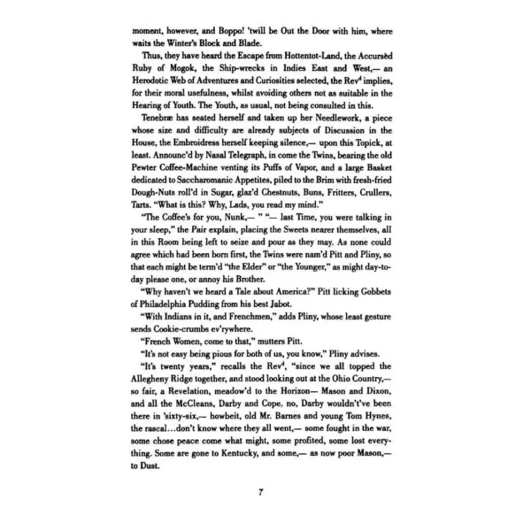 Mason and Dixon. Thomas Pynchon