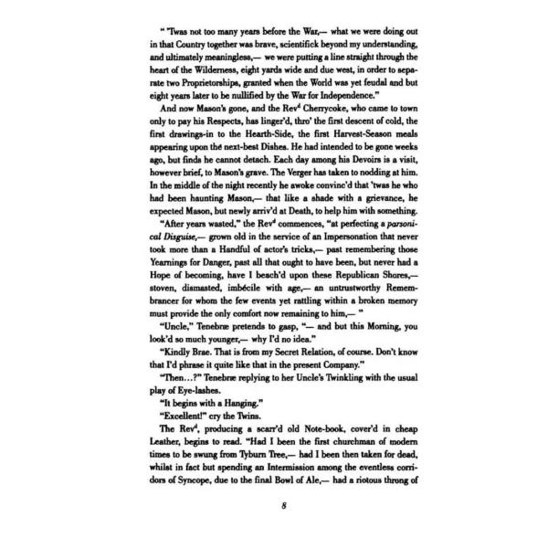 Mason and Dixon. Thomas Pynchon