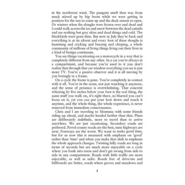 Zen and the Art of Motorcycle Maintenance