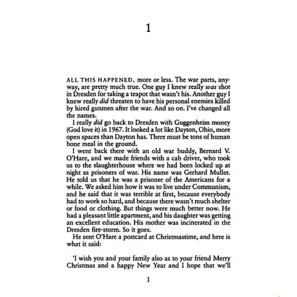 Slaughterhouse 5. Kurt Vonnegut