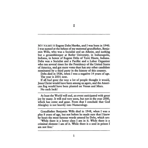 Hocus Pocus. Kurt Vonnegut