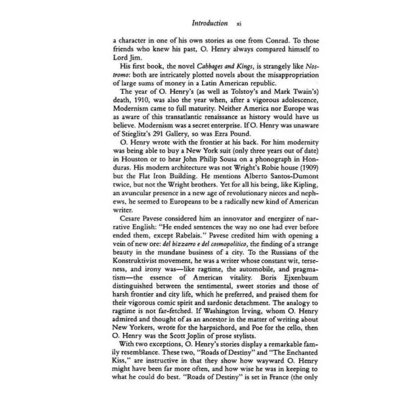 Selected Stories. O. Henry