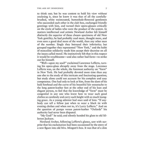The Age of Innocence. Edith Wharton