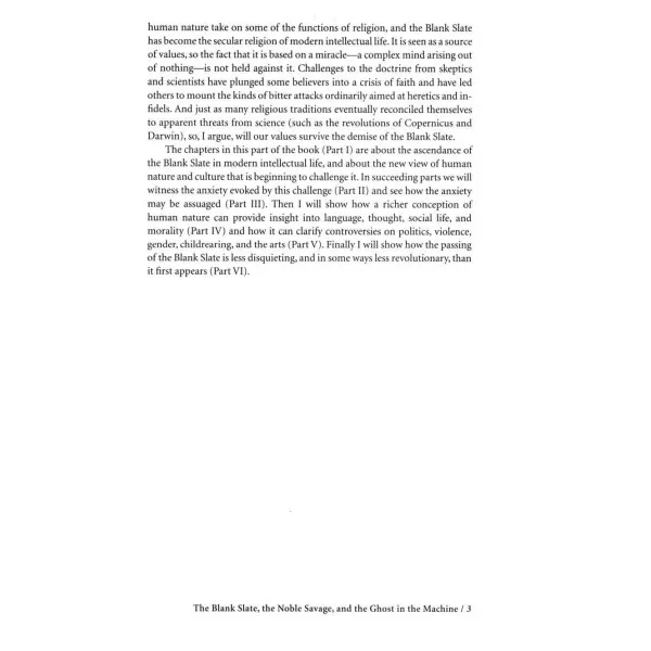 The Blank Slate. The Modern Denial of Human Nature