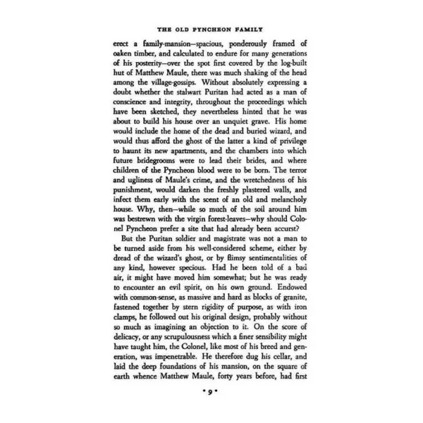 The House of the Seven Gables. Nathaniel Hawthorne