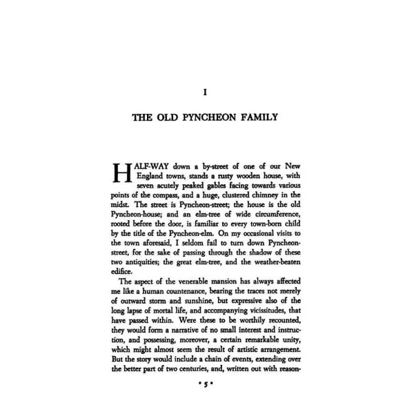 The House of the Seven Gables. Nathaniel Hawthorne