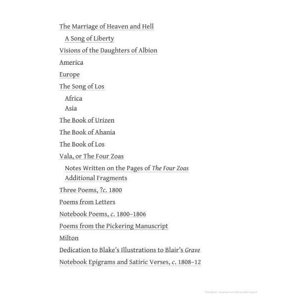 The Complete Poems. William Blake