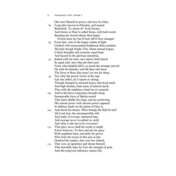 Paradise Lost. John Milton