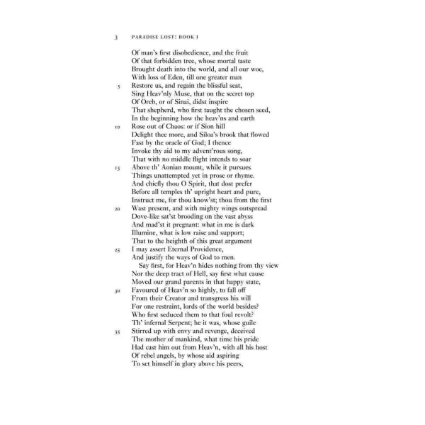 Paradise Lost. John Milton