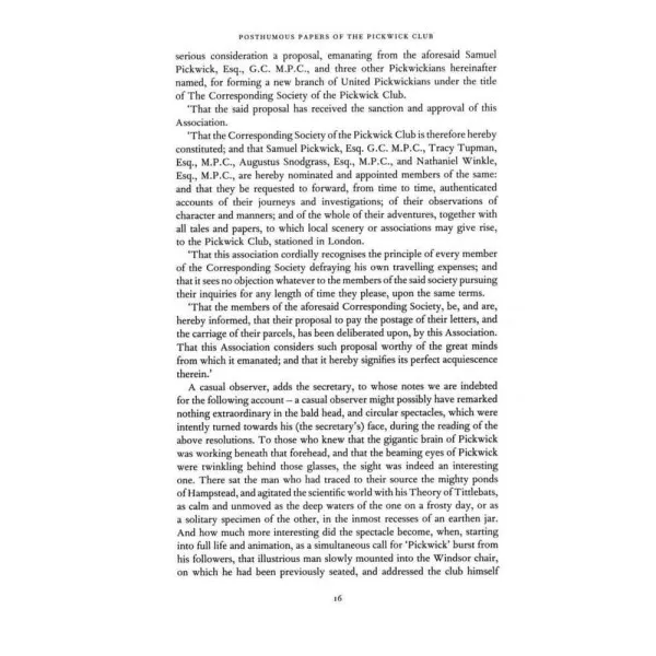 The Pickwick Papers. Charles Dickens