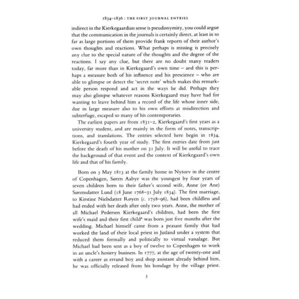 Papers and Journals. Soren Kierkegaard