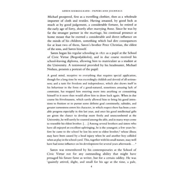 Papers and Journals. Soren Kierkegaard
