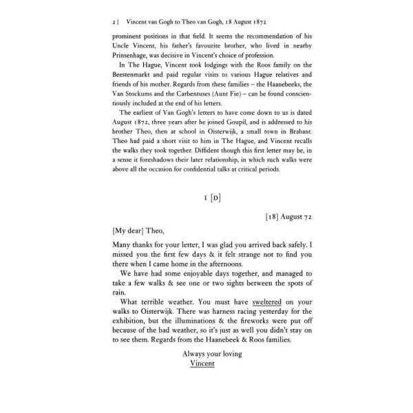 The Letters of Vincent van Gogh