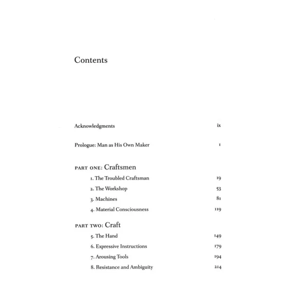 The Craftsman. Richard Sennett