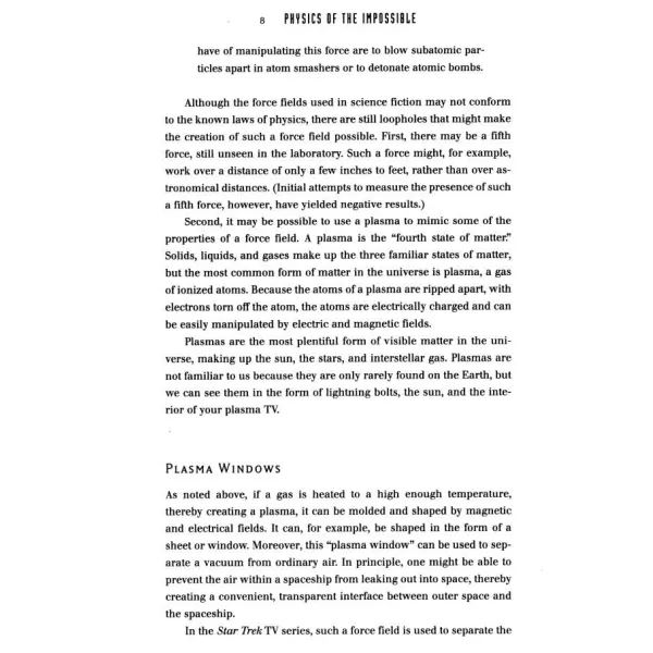 Physics of the Impossible. Michio Kaku