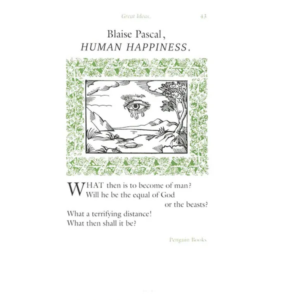 Human Happiness. Blaise Pascal
