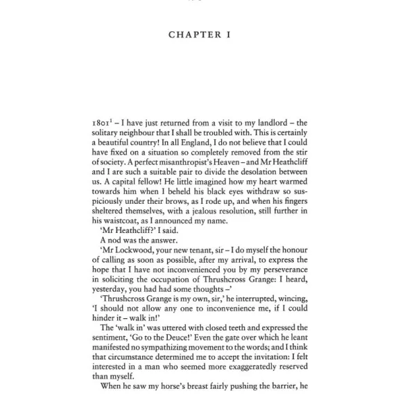 Wuthering Heights. Emily Bronte