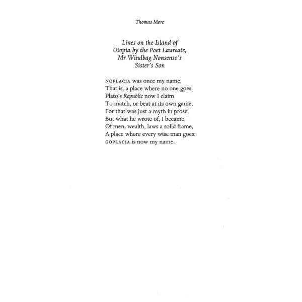 Utopia. Thomas More
