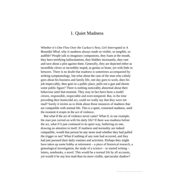 What is Madness? Darian Leader