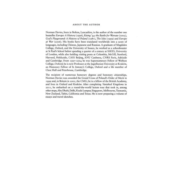 Vanished Kingdoms. Norman Davies