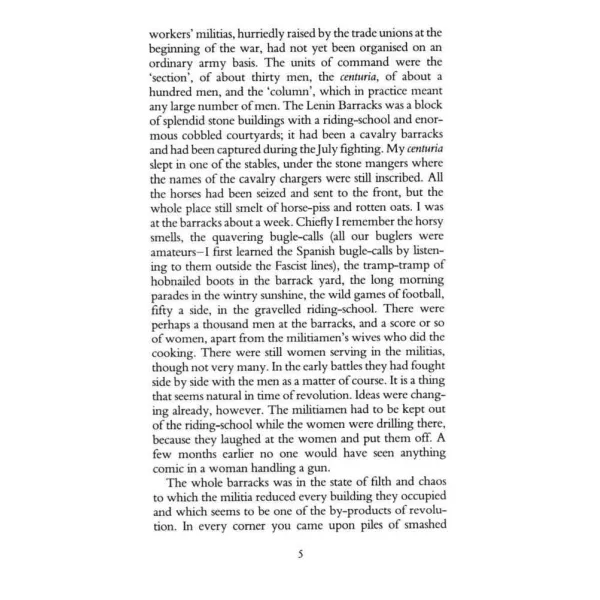 Homage to Catalonia. George Orwell