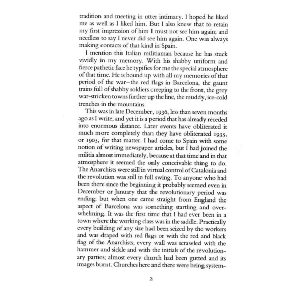 Homage to Catalonia. George Orwell