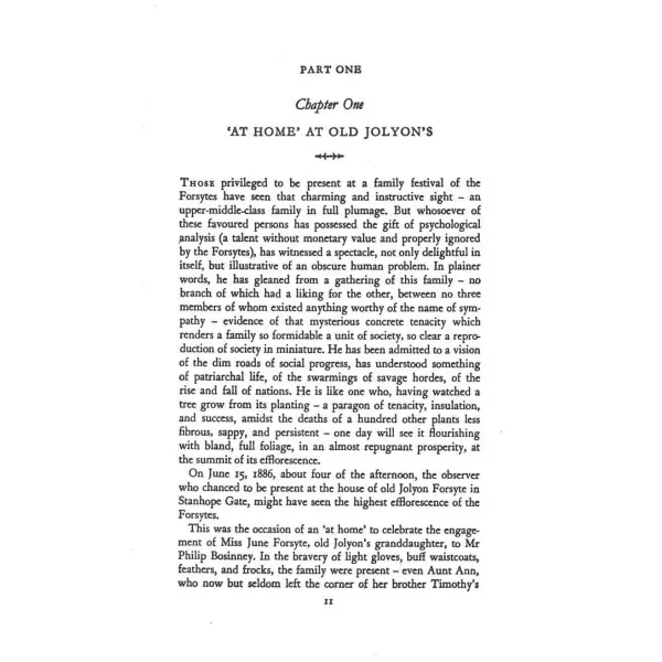 The Forsyte Saga Volume 1. John Galsworthy