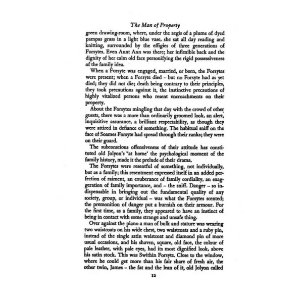 The Forsyte Saga Volume 1. John Galsworthy